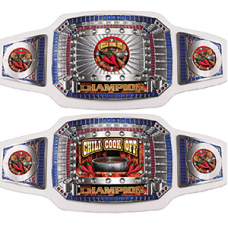 Championship Belt - Silver "Chili Cook off" Belt